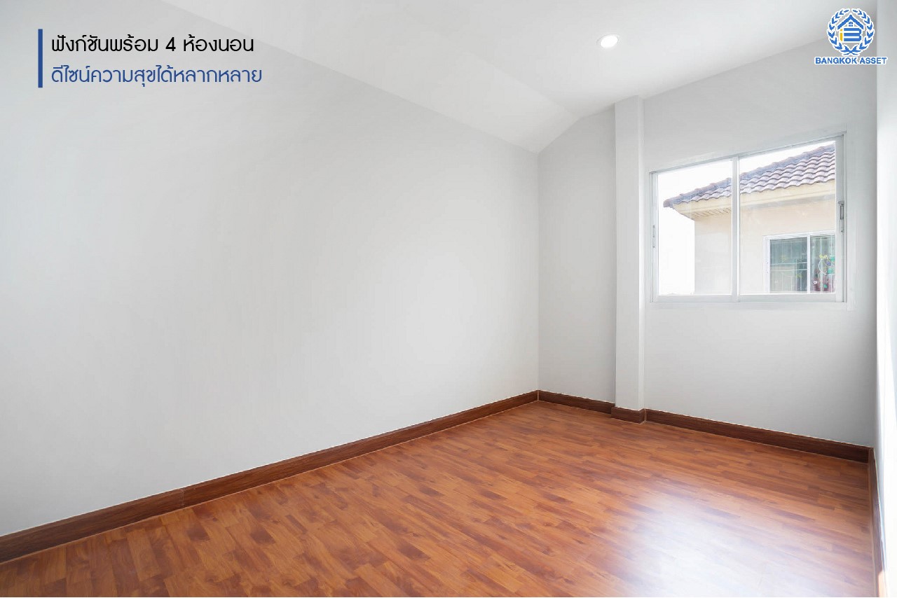 บ้านมือสองตกแต่งใหม่ ม.ศุภาลัยวิลล์ วงแหวน-รัตนาธิเบศร์ เนื้อที่ 51.1 ตร.ว. ฟังก์ชันจัดเต็ม 4 ห้องนอน 2 ห้องน้ำ 2 ที่จอดรถ Master Bedroom พร้อม Walk- in Closet ตอบโจทย์ทุกการเข้าอยู่ บนทำเลเดินทางสะดวก ใกล้ ถ.กาญจนาภิเษก เซ็นทรัลเวสต์เกต และรถไฟฟ้า "สถานีคลองบางไผ่